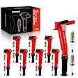 APIC1020 8 Pcs Ignition Coils & 8 Pcs Iridium & Platinum Spark Plug Kits