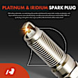 APIC1020 8 Pcs Ignition Coils & 8 Pcs Iridium & Platinum Spark Plug Kits