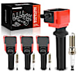 APIC1022 4 Pcs Ignition Coils & 4 Pcs Iridium & Platinum Spark Plug Kits