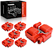 APIC1039 6 Pcs Red Ignition Coils