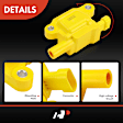 APIC1074 8 Pcs Yellow Ignition Coils