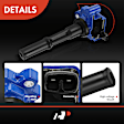 APIC1087 3 Pcs Blue Ignition Coils