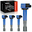 APIC1089 4 Pcs Blue Ignition Coils