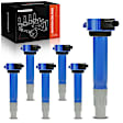 APIC1092 6 Pcs Blue Ignition Coils