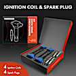 APIC1100 4 Pcs Ignition Coils & 4 Pcs Double Iridium Spark Plug Kits