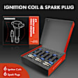 APIC1105 6 Pcs Ignition Coils & 6 Pcs Double Iridium Spark Plug Kits