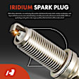 APIC1110 4 Pcs Ignition Coils & 4 Pcs Double Iridium Spark Plug Kits