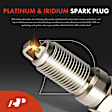 APIC1116 6 Pcs Ignition Coils & 6 Pcs Iridium & Platinum Spark Plugs Kits