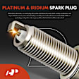 APIC1123 4 Pcs Ignition Coils & 4 Pcs Iridium & Platinum Spark Plug Kits
