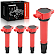 APIC1138 4 Pcs Red Ignition Coils