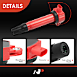 APIC1138 4 Pcs Red Ignition Coils