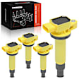 APIC1143 4 Pcs Yellow Ignition Coils