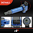 APIC1169 4 Pcs Blue Ignition Coils
