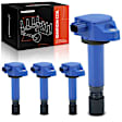 APIC1173 4 Pcs Blue Ignition Coils