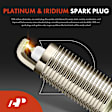 APIC1175 4 Pcs Ignition Coils & 4 Pcs Platinum & Iridium Spark Plugs