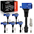 APIC1177 6 Pcs Ignition Coils & 6 Pcs Double Iridium Spark Plug Kits