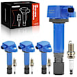 APIC1181 4 Pcs Ignition Coils & 4 Pcs Double Iridium Spark Plug Kits