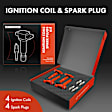 APIC1186 4 Pcs Ignition Coils & 4 Pcs Iridium & Platinum Spark Plug Kits