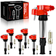 APIC1189 6 Pcs Ignition Coils & 6 Pcs Iridium & Platinum Spark Plug Kits
