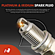 APIC1190 6 Pcs Ignition Coils & 6 Pcs Iridium & Platinum Spark Plug Kits