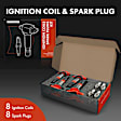 APIC1194 8 Pcs Ignition Coils & 8 Pcs Double Iridium Spark Plug Kits