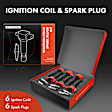 APIC1195 6 Pcs Ignition Coils & 6 Pcs Iridium Spark Plug Kits