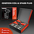 APIC1198 9-Piece Kit Ignition Coils and Double Iridium Spark Plug Kits