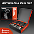 APIC1199 6 Pcs Ignition Coils & 6 Pcs Double Iridium Spark Plug Kits