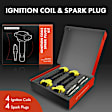 APIC1205 4 Pcs Ignition Coils & 4 Pcs Double Iridium Spark Plug Kits