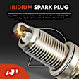 APIC1210 4 Pcs Ignition Coil& 4 Pcs Double Iridium Spark Plug Kits