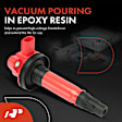 APIC1221 6 Pcs Red Ignition Coils