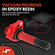 APIC1223 4 Pcs Red Ignition Coils