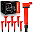APIC1225 8 Pcs Red Ignition Coils