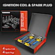 APIC1248 4 Pcs Ignition Coils & 4 Pcs Platinum & Iridium Spark Plugs