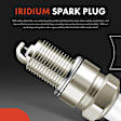 APIC1254 1 Pc Ignition Coil & 6 Pcs Iridium & Platinum Spark Plugs & 6 Pcs Wires