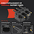 APIC1262 2 Pcs Ignition Coils & 10 Pcs Iridium Spark Plugs & 10 Pcs Wires