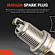 APIC1262 2 Pcs Ignition Coils & 10 Pcs Iridium Spark Plugs & 10 Pcs Wires