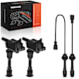 APIC1276 2 Pcs Ignition Coils & 2 Pcs Spark Plug Wires