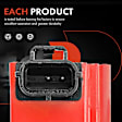 APIC1280 6-Piece Kit Red Ignition Coils and Spark Plug Wires