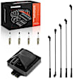 APIC1281 1 Pc Ignition Coil & 4 Pcs Iridium & Platinum Spark Plugs & 5 Pcs Wires