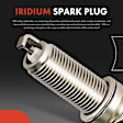 APIC1281 1 Pc Ignition Coil & 4 Pcs Iridium & Platinum Spark Plugs & 5 Pcs Wires