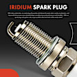 APIC1283 3 Pcs Ignition Coils & 6 Pcs Iridium & Platinum Spark Plugs & 3 Pcs Wires