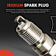 APIC1293 8 Pcs Ignition Coils & 8 Pcs Iridium Spark Plugs & 8 Pcs Wires