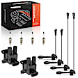 APIC1300 10-Piece Kit Ignition Coils and Iridium Spark Plugs and Wires