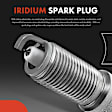 APIC1310 1 Pc Ignition Coils & 6 Pcs Iridium Spark Plugs & 6 Pcs Wires