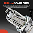 APIC1329 3 Pcs Ignition Coil & 6 Pcs Iridium Spark Plugs & 3 Pcs Wires