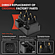 APIC1339 1 Pc Ignition Coil & 6 Pcs Iridium & Platinum Spark Plugs & 6 Pcs Wires