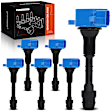 APIC1358 6 Pcs Blue Ignition Coil