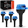 APIC1362 5 Pcs Blue Ignition Coil