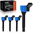 APIC1369 4 Pcs Blue Ignition Coil